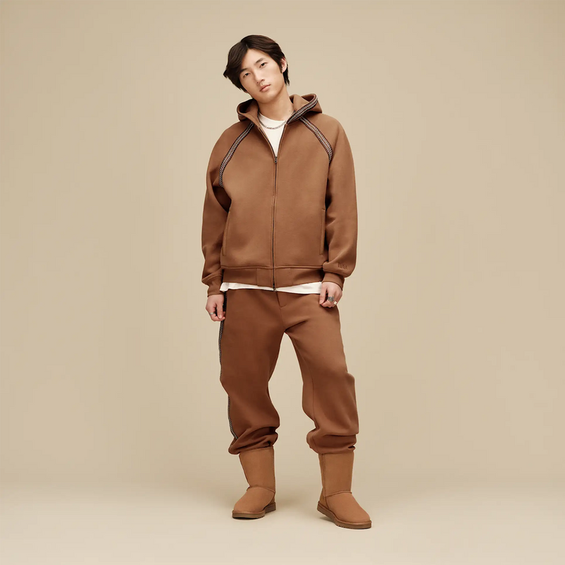 Men's Classic Short, UGG Men's Classic Short in Chestnut on model