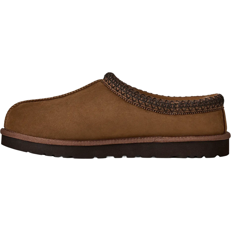 UGG Men's Tasman II Nubuck in Dark Chestnut left facing