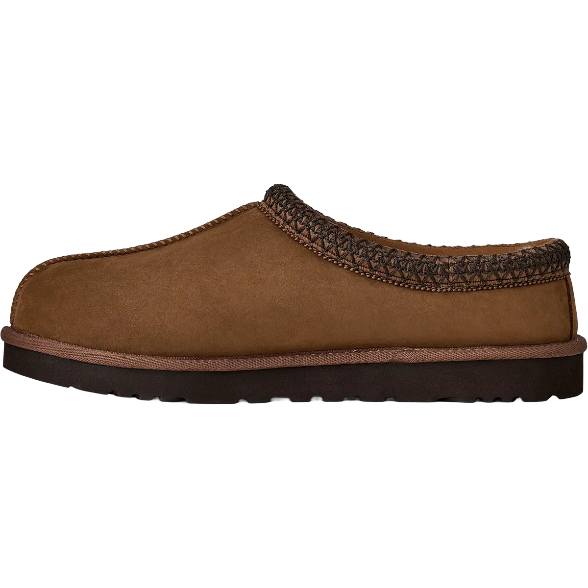 UGG Men's Tasman II Nubuck in Dark Chestnut left facing