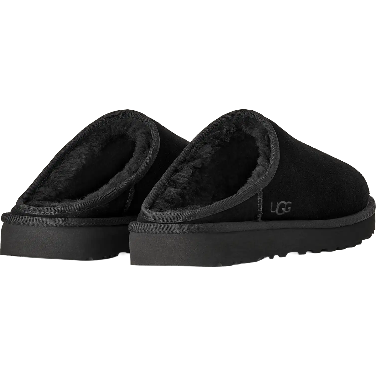 UGG Men's Classic Slip-On in Black back view
