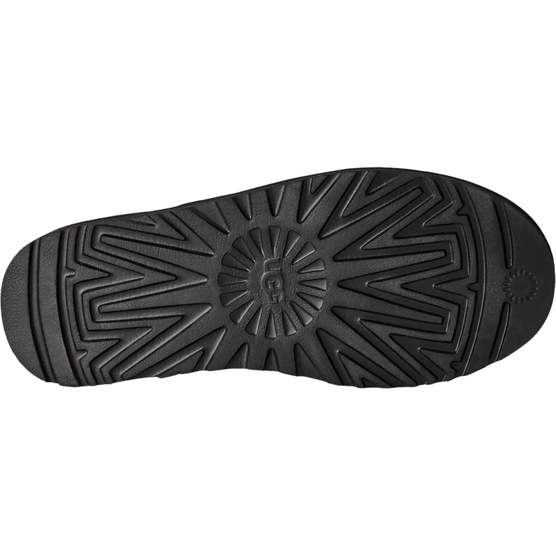 UGG Men's Classic Slip-On in Black bottom view