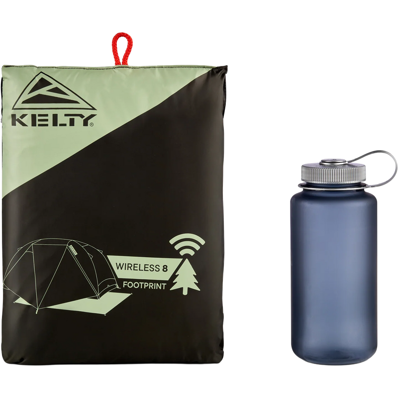 Wireless 8 Footprint, Kelty Wireless 8P Footprint size comparison