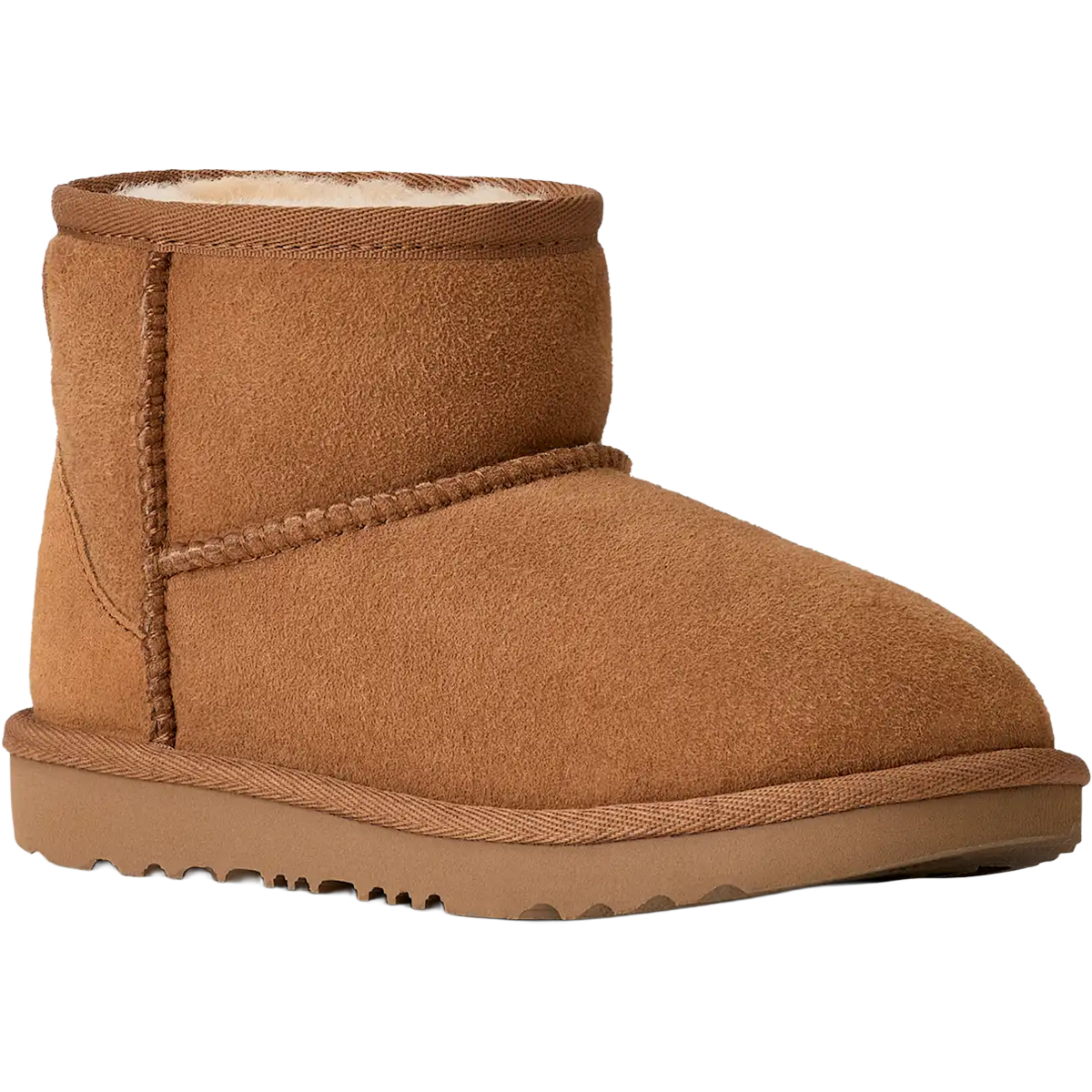 UGG Youth Classic Mini II in Chestnut angled
