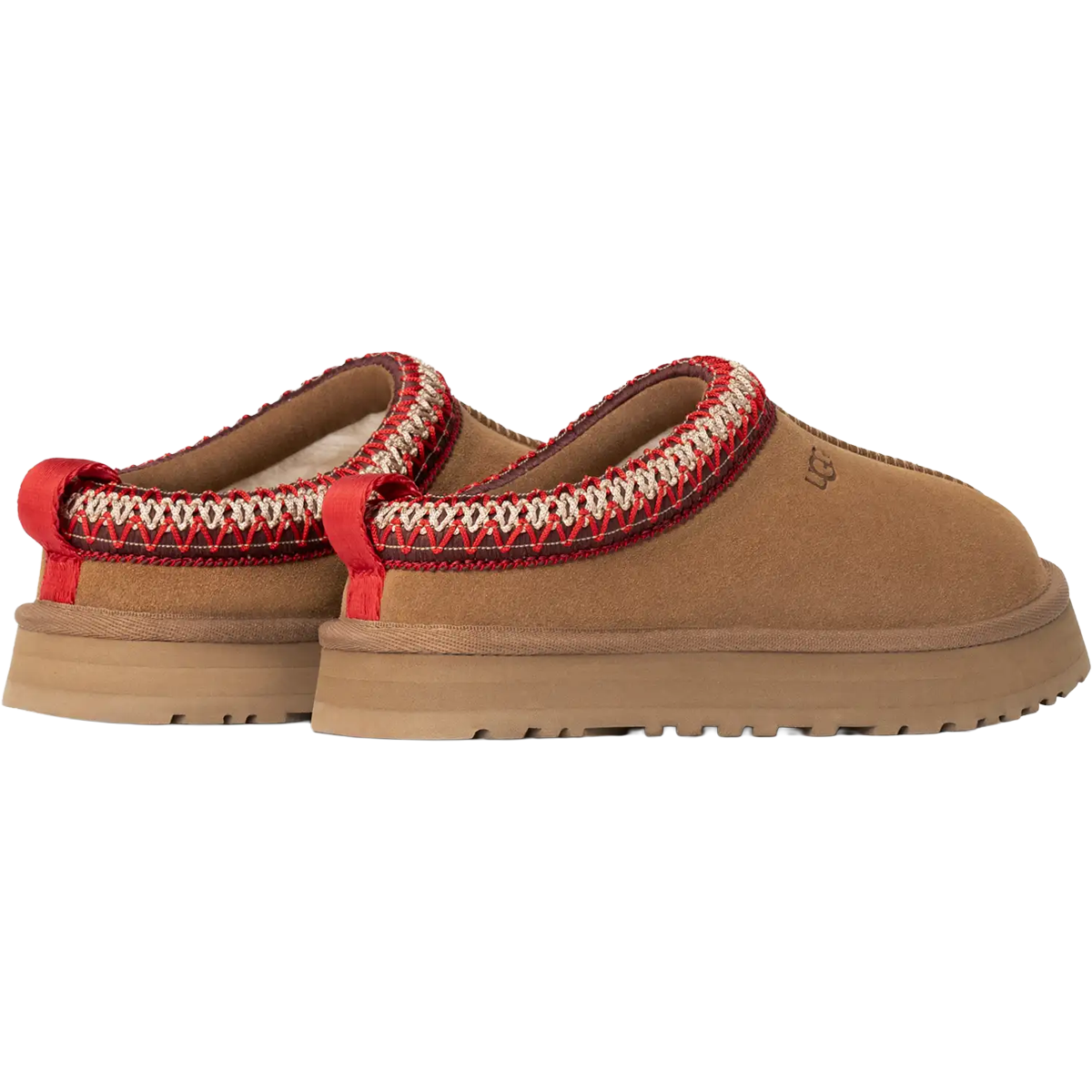 UGG Youth Tazz in Chestnut back view