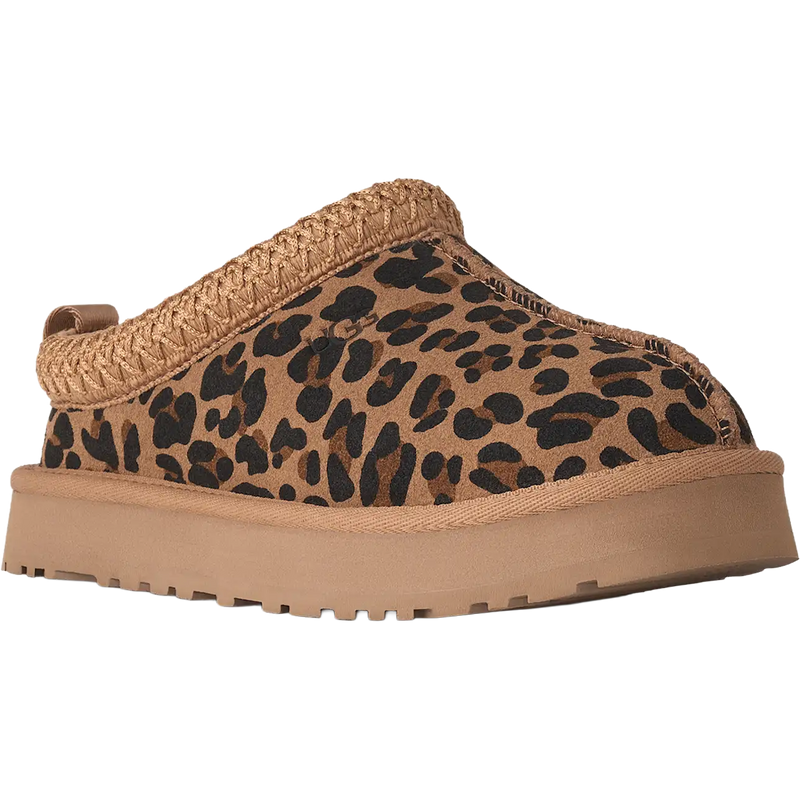 UGG Youth Tazz Spotted in Tan angled