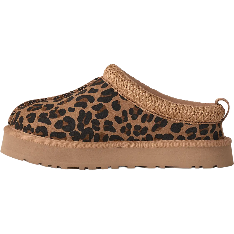 UGG Youth Tazz Spotted in Tan left facing