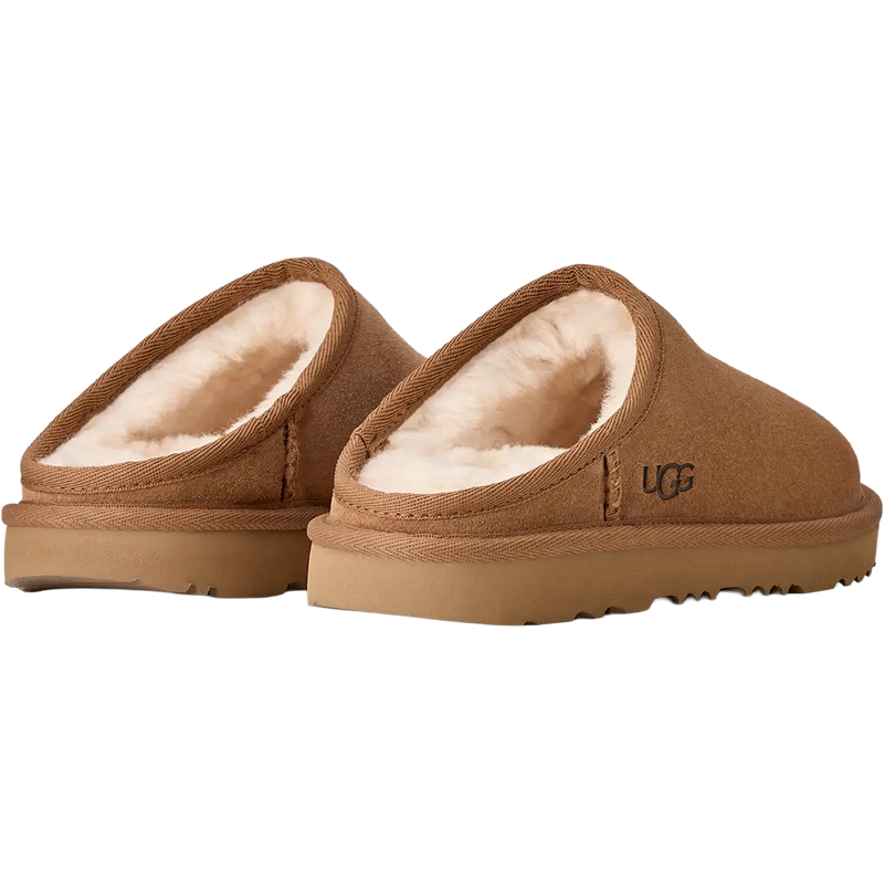 UGG Youth Classic Slip-On in Chestnut back view