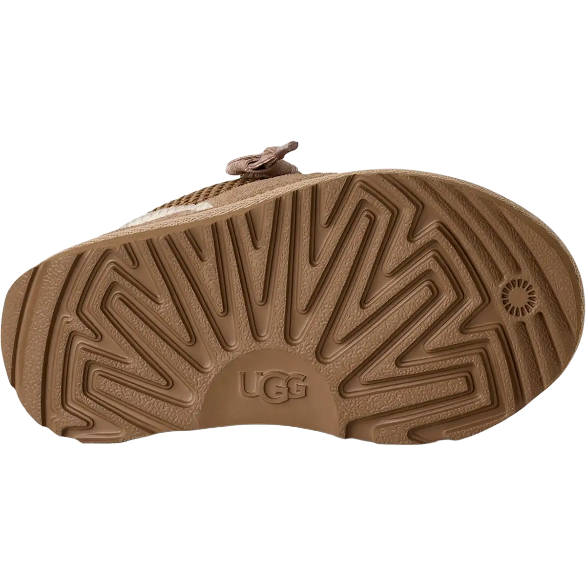 UGG Youth Lowmel in Sand bottom view
