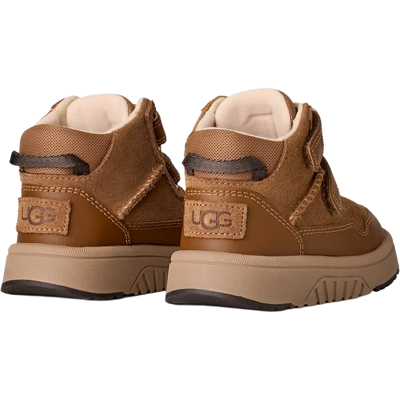 UGG Youth Rennie in Chestnut back view with logo detail