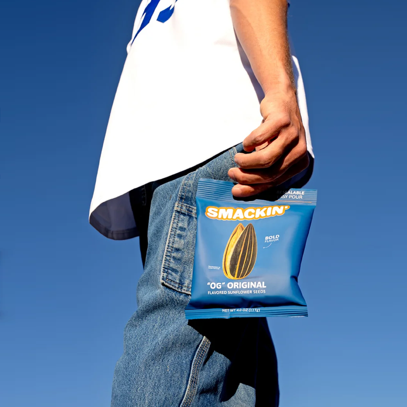 Smackin Sunflower Seeds, Smackin Sunflower Seeds in bag
