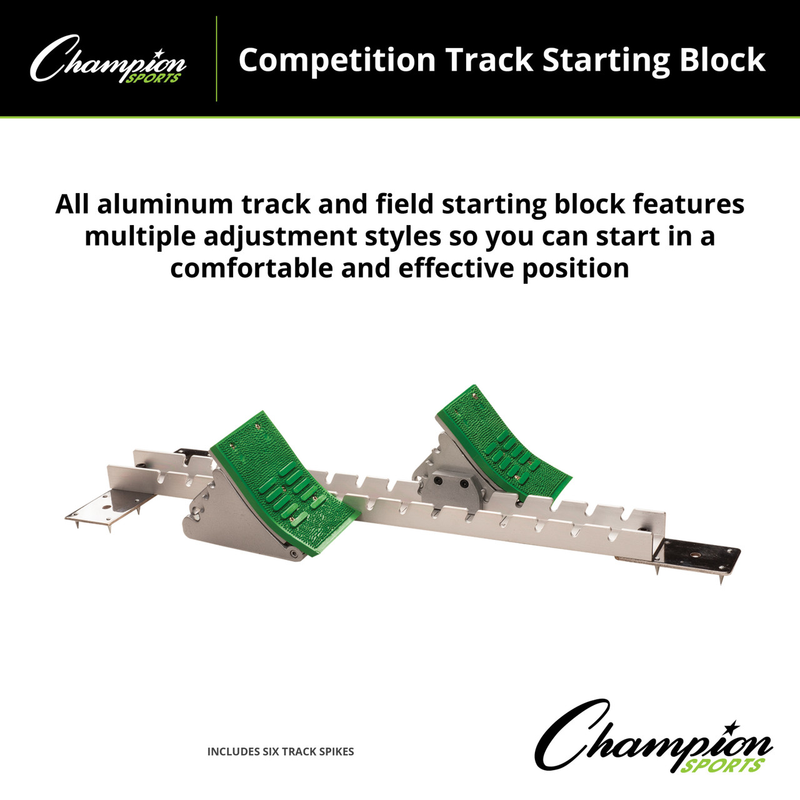 Olympic Style Track Starting Block, Champion Sports Olympic Style Track Starting Block description