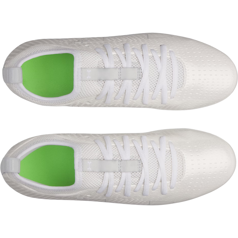 Youth Blur Select Jr, Under Armour Youth Blur Select Jr in 100-White/White/Halo Grey pair top
