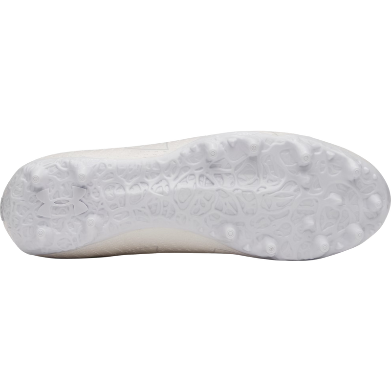 Youth Blur Select Jr, Under Armour Youth Blur Select Jr in 100-White/White/Halo Grey bottom