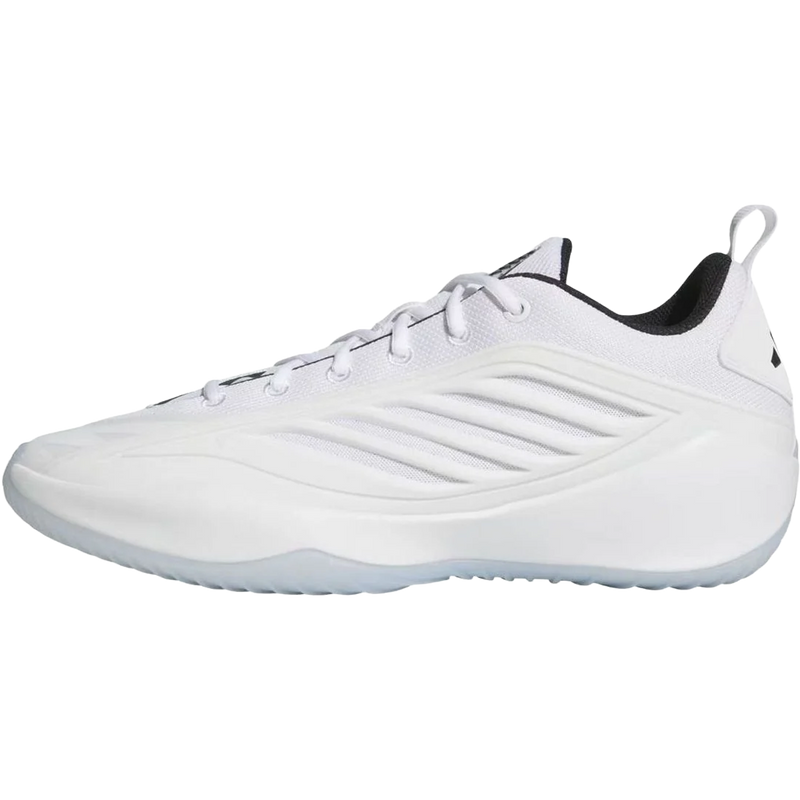 Anthony Edwards Believe That 1, Adidas Anthony Edwards Believe That 1 in Cloud White Core Black lateral left facing
