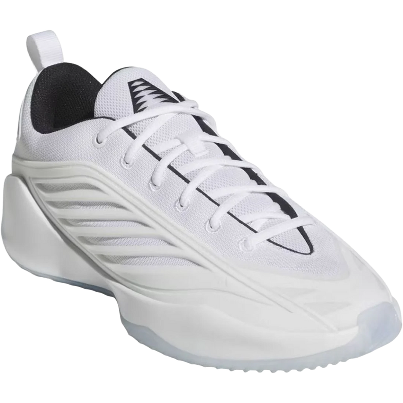 Anthony Edwards Believe That 1, Adidas Anthony Edwards Believe That 1 in Cloud White Core Black lateral angled view