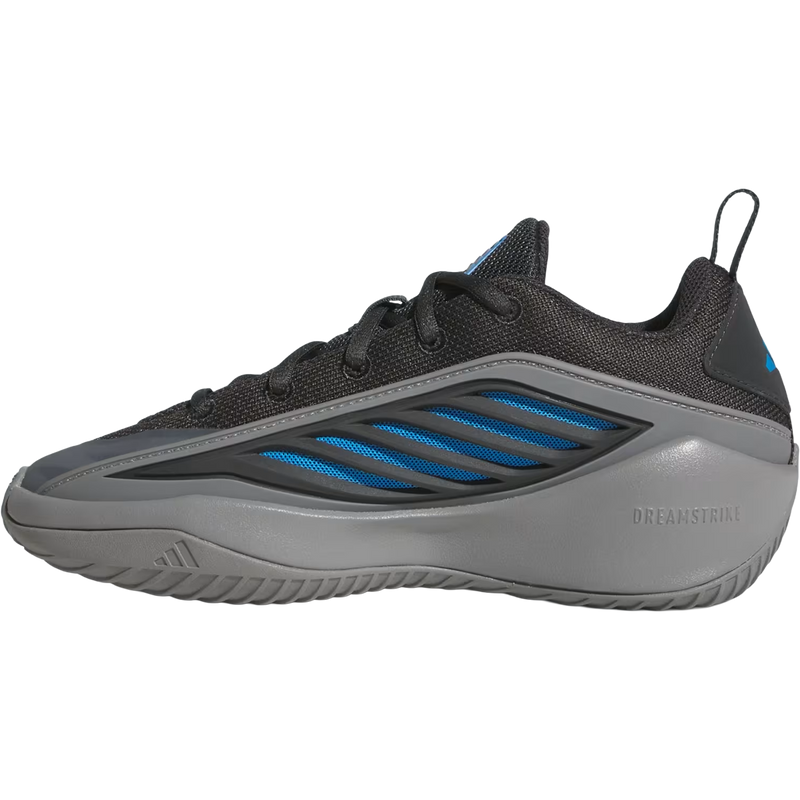 Youth Anthony Edwards Believe That 1 'OG TWolves', Adidas Youth Anthony Edwards Believe That 1 'OG TWolves' in Grey Three Carbon left facing