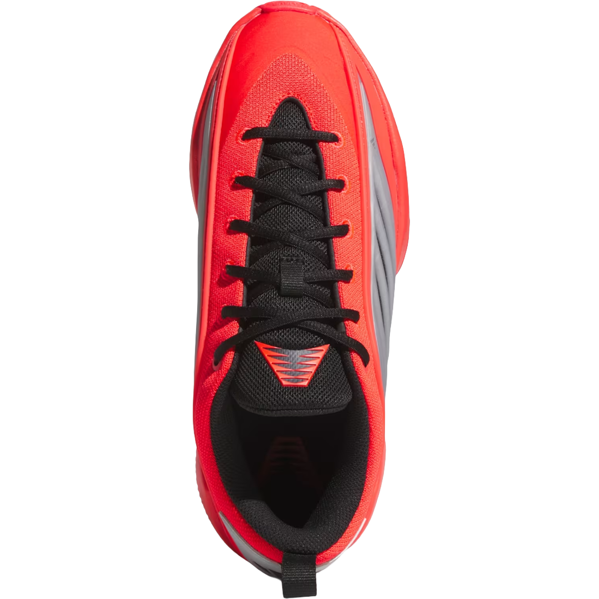 Adidas Youth Anthony Edwards Believe That 1 in Pure Ruby Core Black Cloud White top view