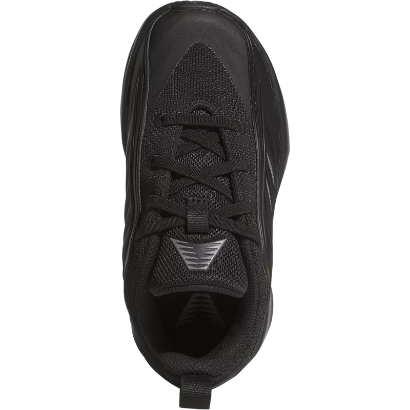 Youth Anthony Edwards Believe That 1 'OG TWolves' Preschool, Adidas Youth Anthony Edwards Believe That 1 'OG TWolves' PS in Core Black Iron Metallic top view