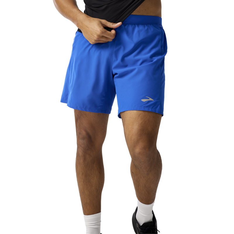 Men's Journey 7" 2-in-1 Short, Brooks Men's Journey 7" 2-in-1 Short in Neo Blue front