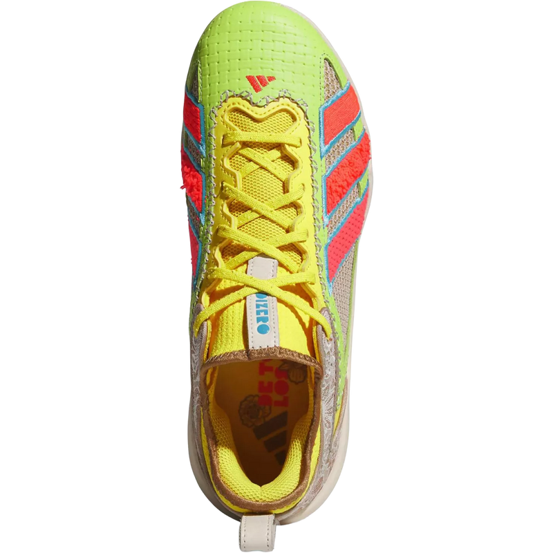 Adizero Impact 3.0 TPU 'Somos', Adidas Adizero Impact 3.0 TPU 'Somos' in Solar Turbo Court Green top view