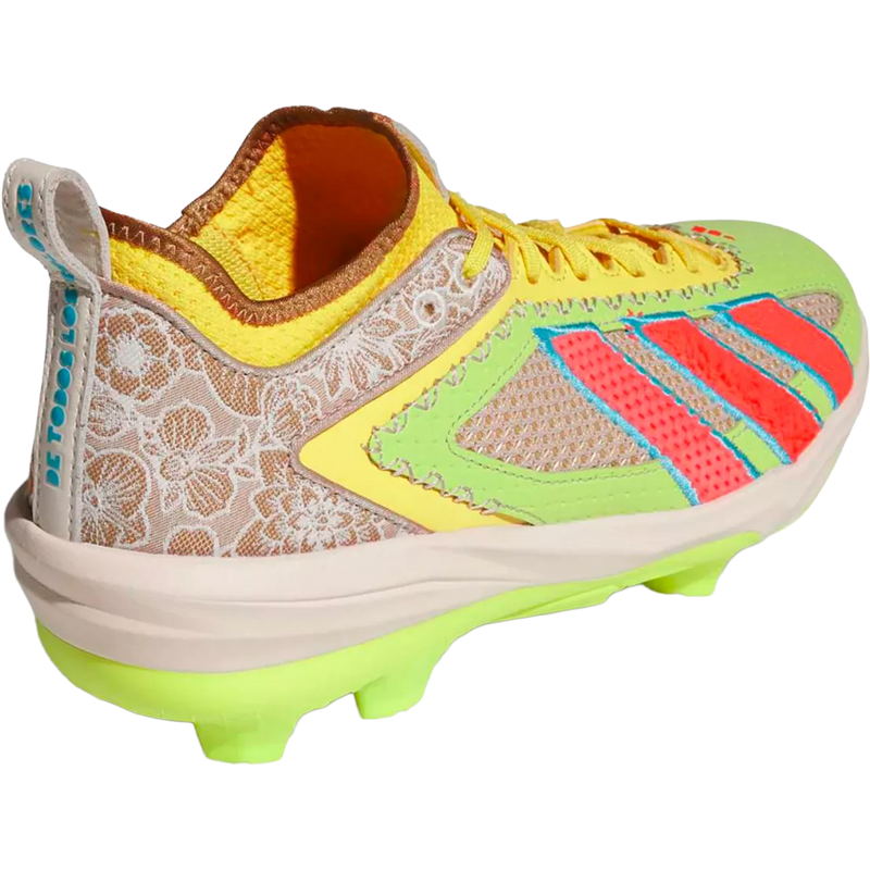 Adizero Impact 3.0 TPU 'Somos', Adidas Adizero Impact 3.0 TPU 'Somos' in Solar Turbo Court Green lateral angled view
