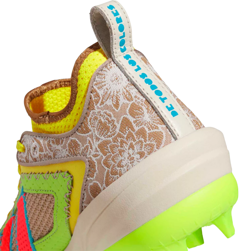 Adizero Impact 3.0 TPU 'Somos', Adidas Adizero Impact 3.0 TPU 'Somos' in Solar Turbo Court Green heel detail