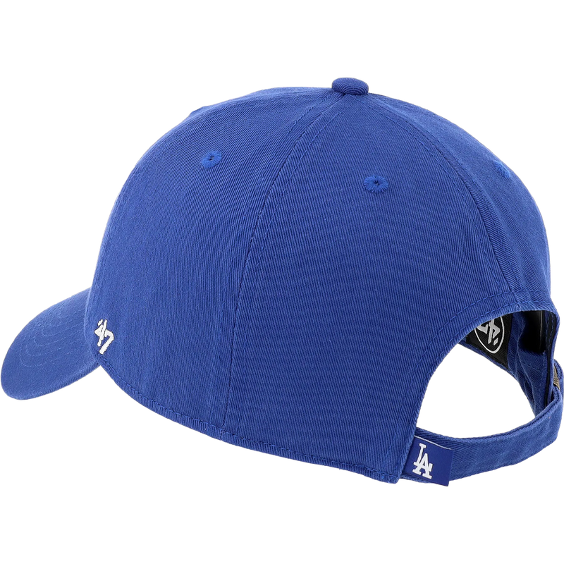 Youth Dodgers Critter 47 Clean Up, 47 Brand Youth Dodgers Critter 47 Clean Up in Royal angled left facing with logo detail