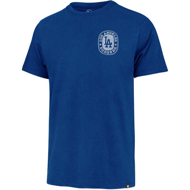 Men's Dodgers Back Canyon Franklin Tee, Men's Dodgers Back Canyon Franklin Tee in Jetty Blue front side
