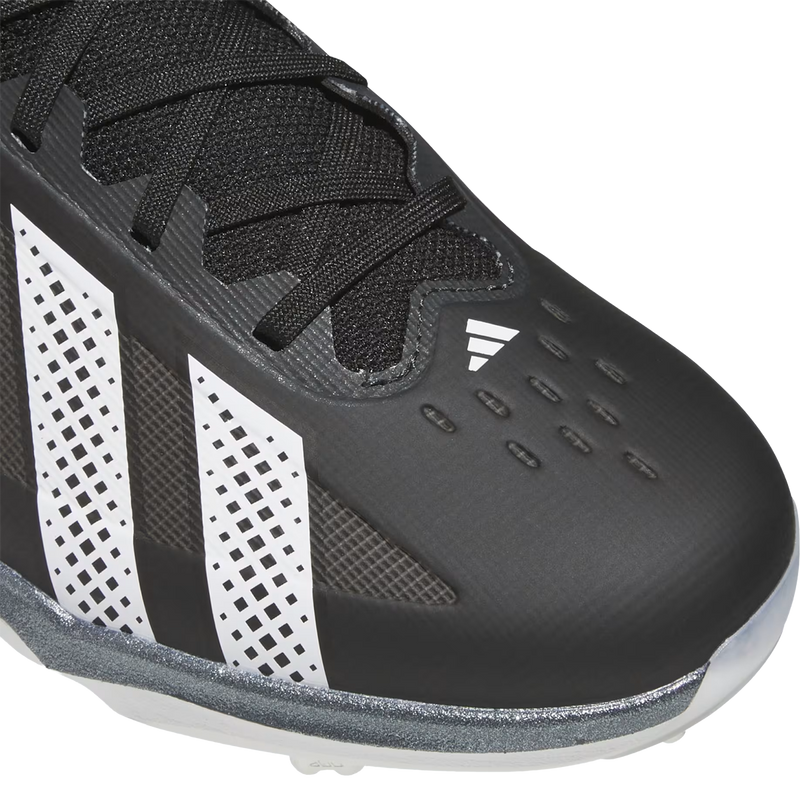 Adizero Impact 3.0 Metal, Adidas Adizero Impact 3.0 Metal in Core Back Cloud White toe detail