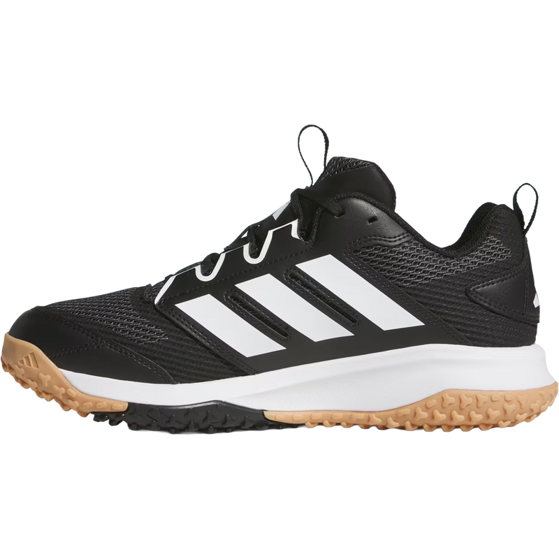 Adizero DGT Turf, Adidas Adizero DGT Turf in Core Black Cloud White left facing