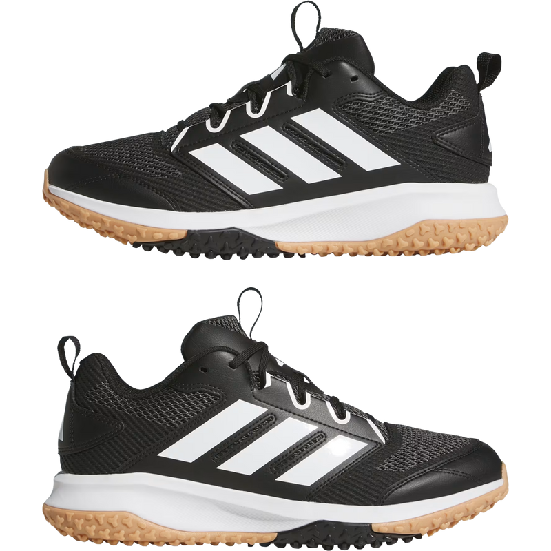Adizero DGT Turf, Adidas Adizero DGT Turf in Core Black Cloud White lateral side by side view