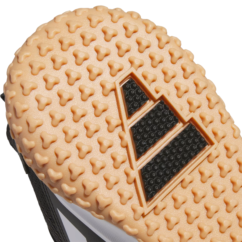 Adizero DGT Turf, Adidas Adizero DGT Turf in Core Black Cloud White sole detail