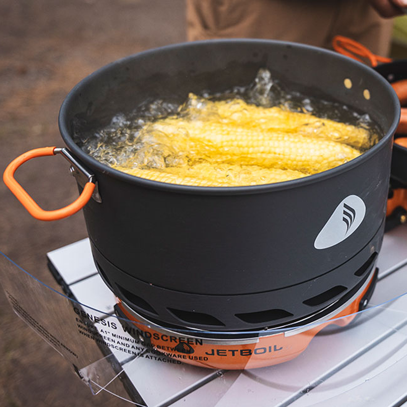 5L FluxRing Cook Pot & Lid, Jetboil 5L FluxRing Cook Pot cooking 