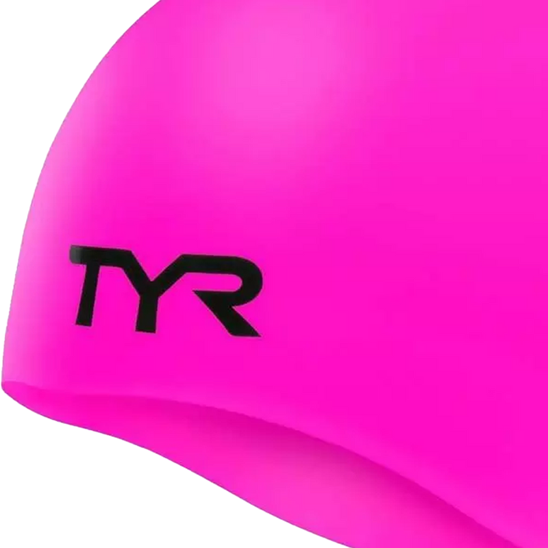 Long Hair Wrinkle-Free Cap, TYR Long Hair Wrinkle-Free Cap Logo