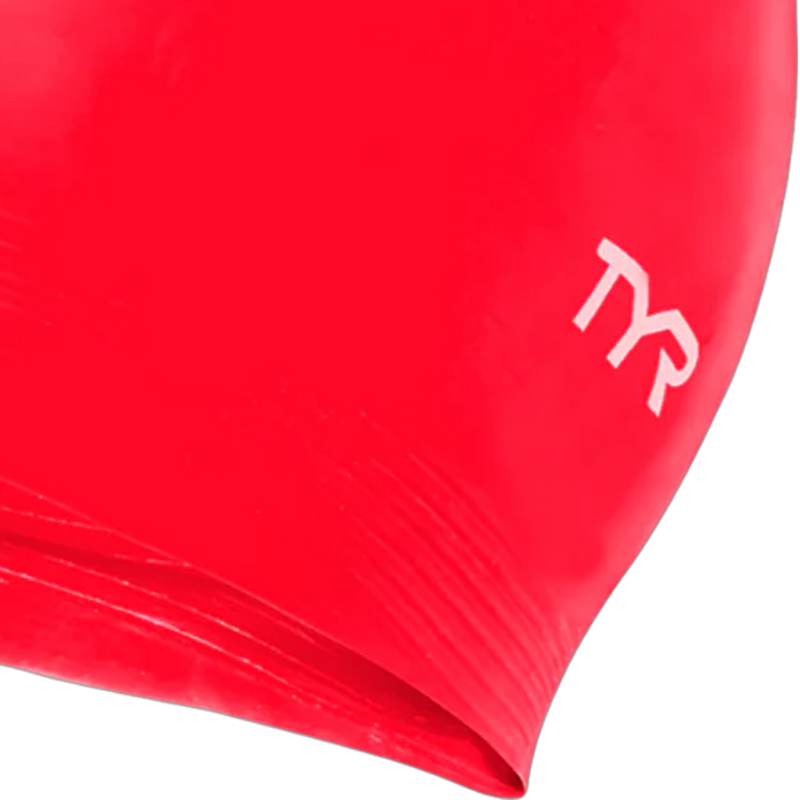 Latex Swim Cap, TYR Latex Swim Cap Logo