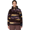 Moutain Hardwear Women's Apres Pro Fleece Hoody in Berry Blue Patchwork