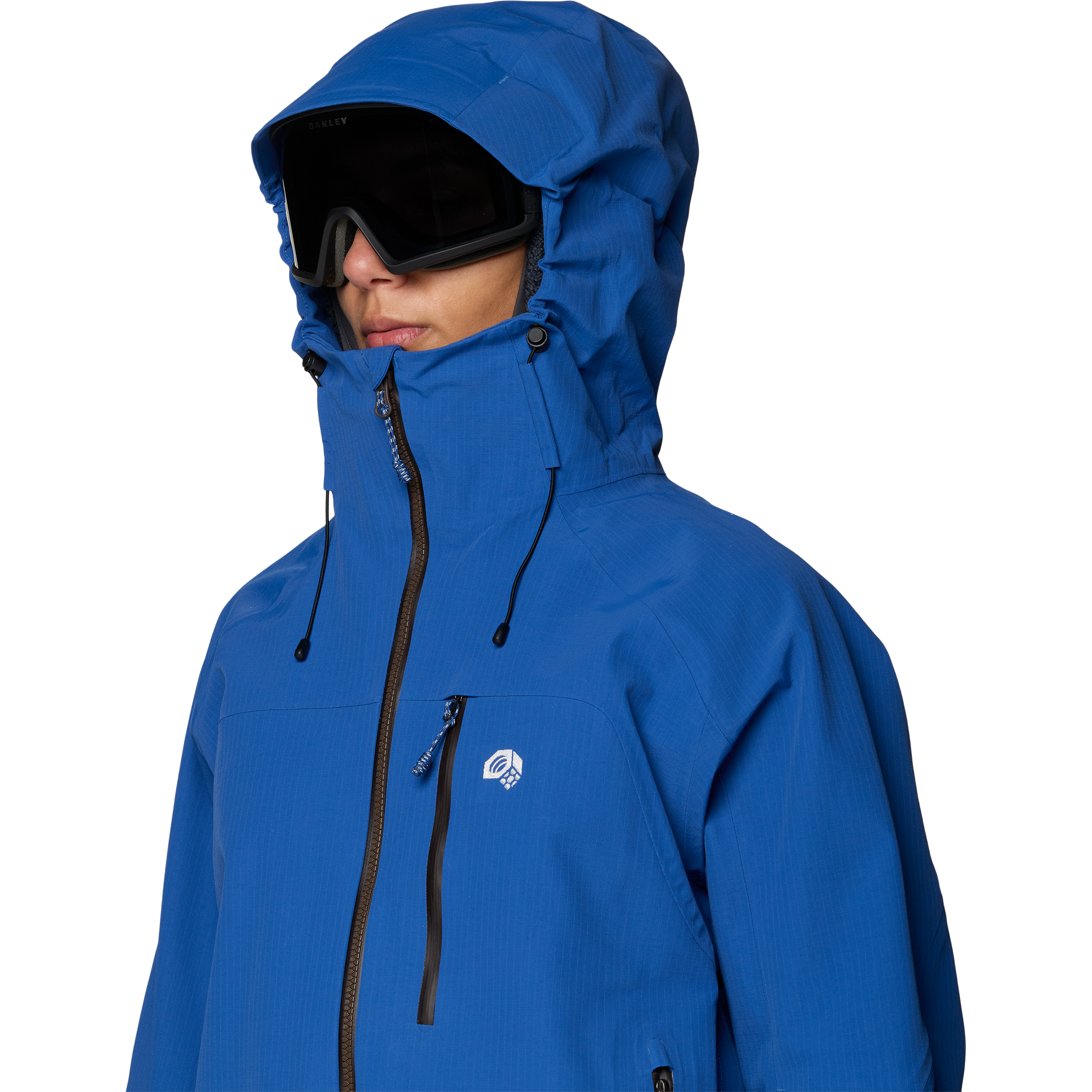 Moutain Hardwear Women's Warp Factor 3L Hooded Jacket 3/4 Front