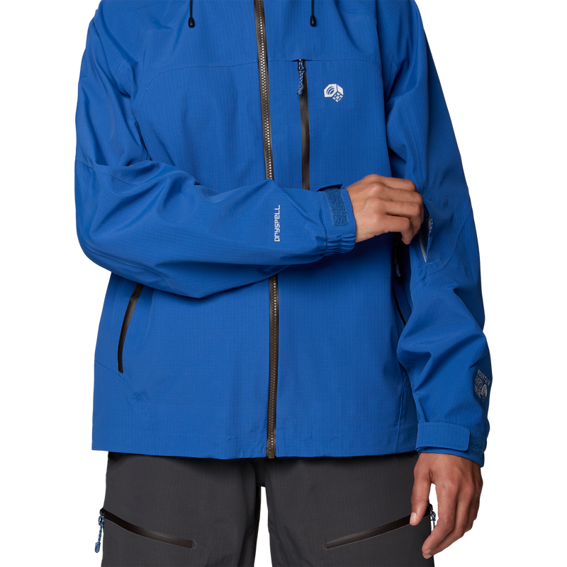 Moutain Hardwear Women's Warp Factor 3L Hooded Jacket sleeve pocket