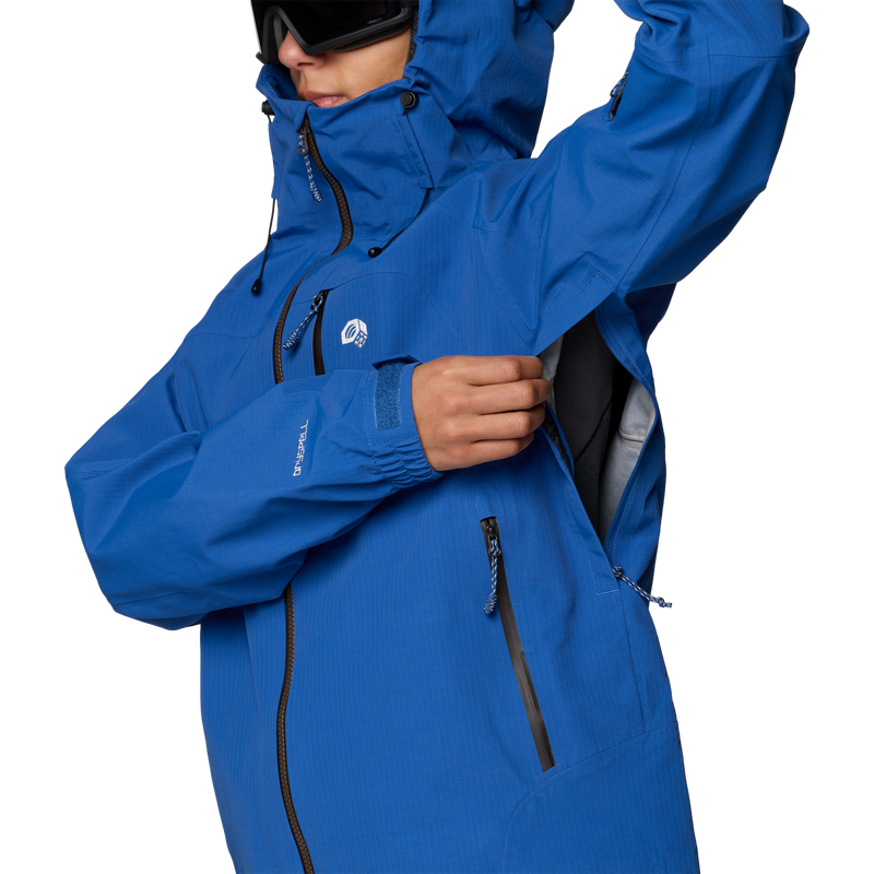 Moutain Hardwear Women's Warp Factor 3L Hooded Jacket underarm vent