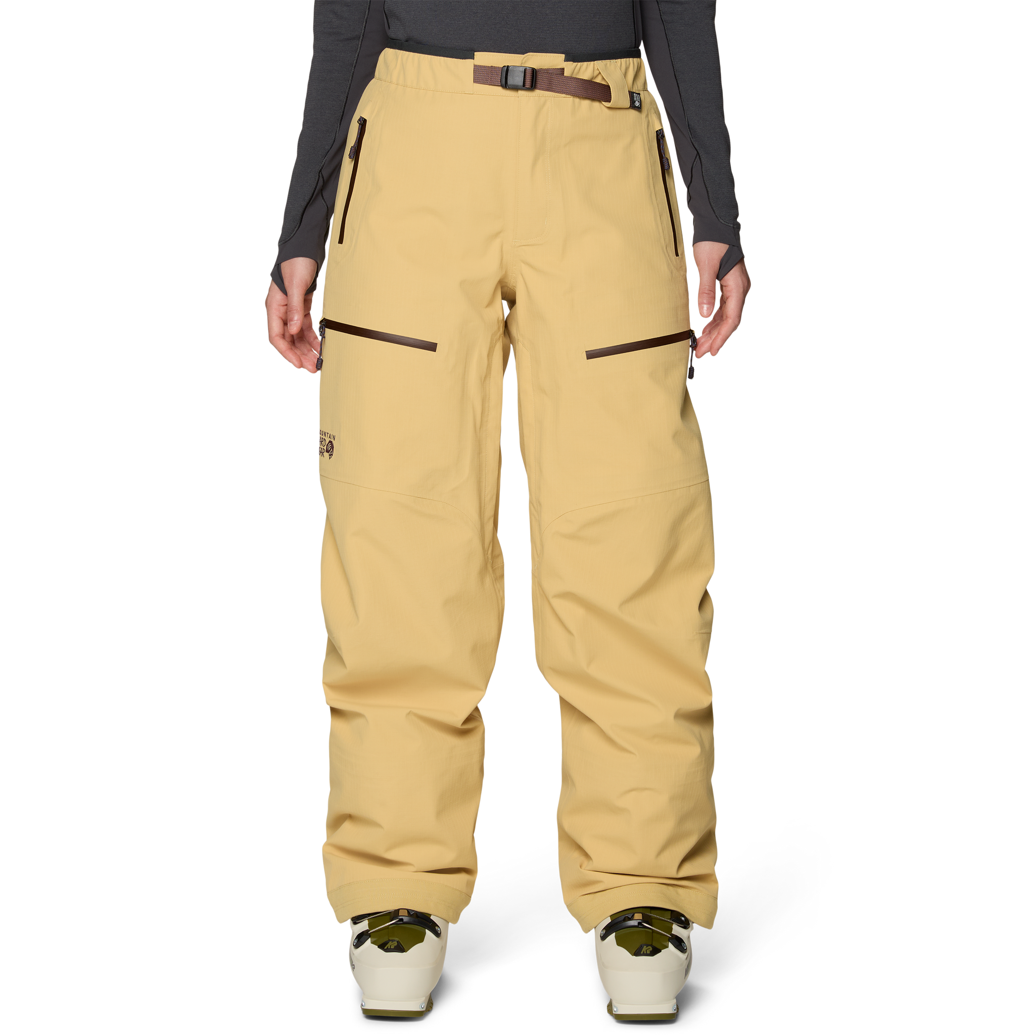 Mountain Hardwear Women's Warp Factor 3L Pant in Prairie