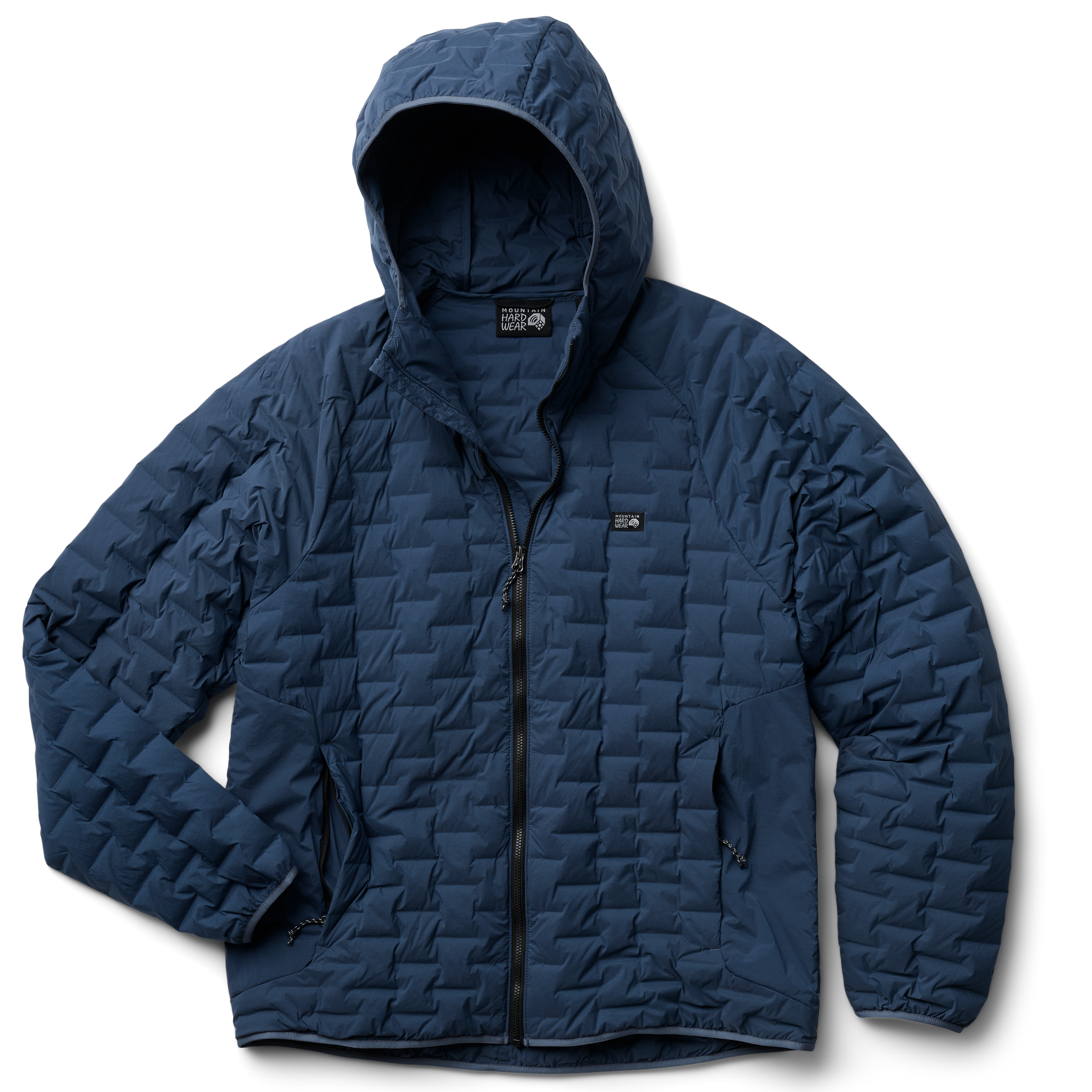 Mountain Hardwear Men's Stretchdown Light Hooded Jacket in Astral Blue