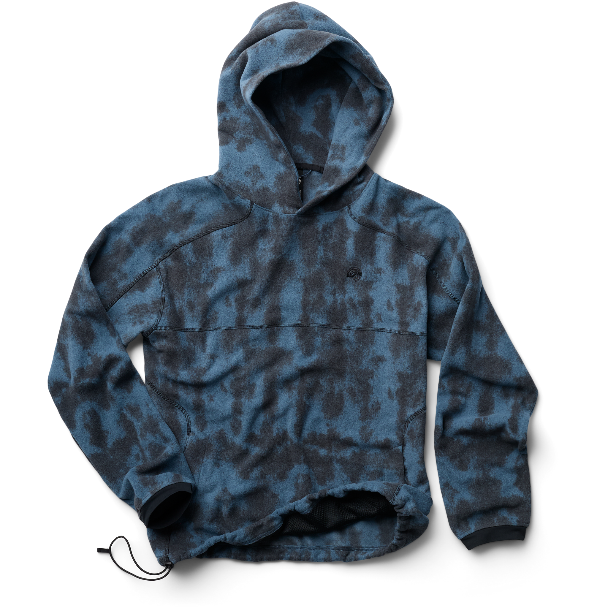 Mountain Hardwear Men's Microchill Hoody in Adriatic Blue Shadowdye Print