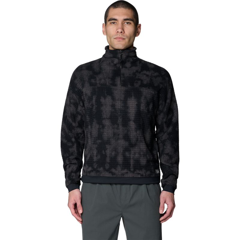 Mountain Hardwear Men's Summit Grid Big Grid Half Zip Front 