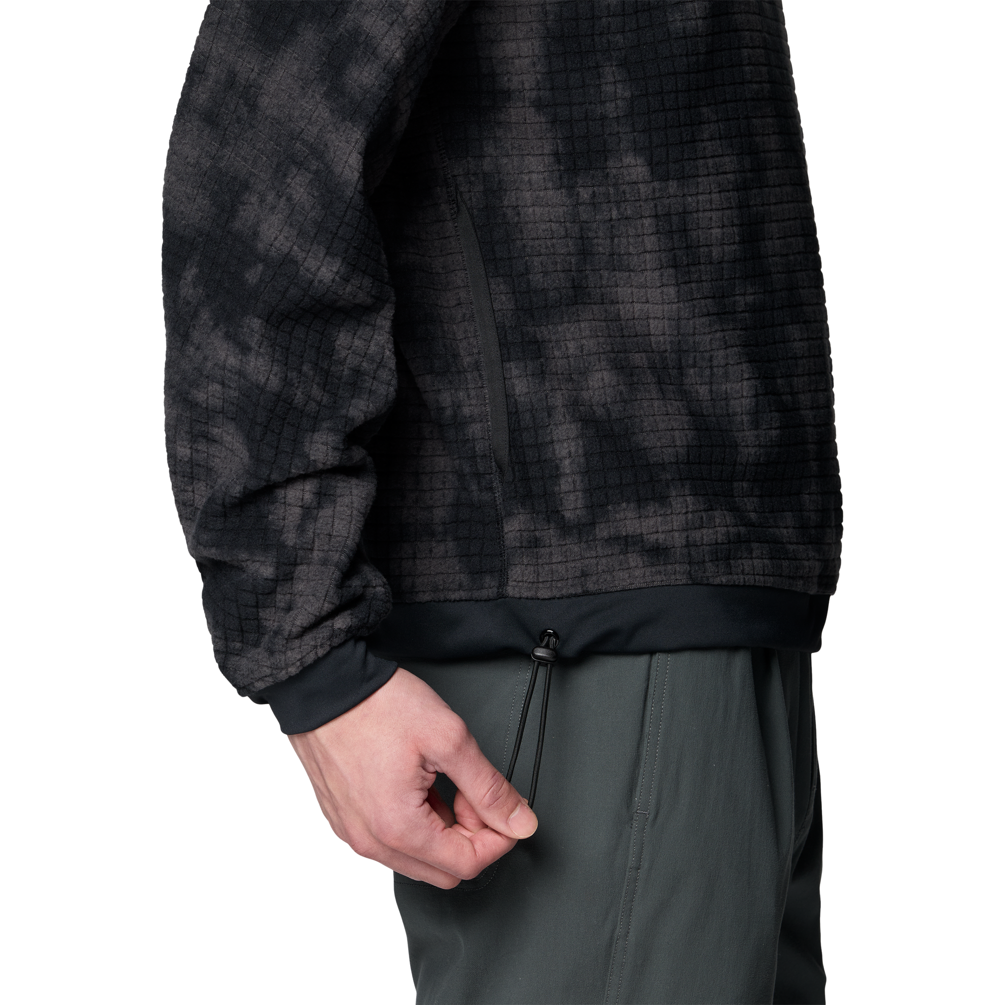 Mountain Hardwear Men's Summit Grid Big Grid Half Zip Drawcord
