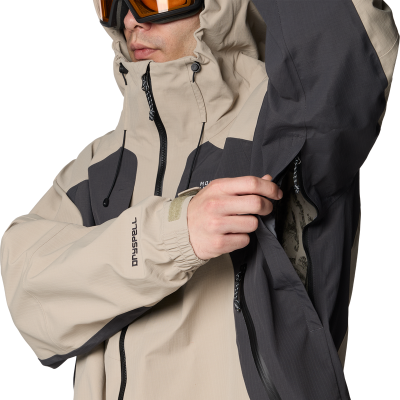 Mountain Hardwear Men's Warp Factor 3L Hooded Jacket underarm vent