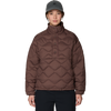 Mountain Hardwear Women's Seek Out Snap Neck Pull Over in Carob