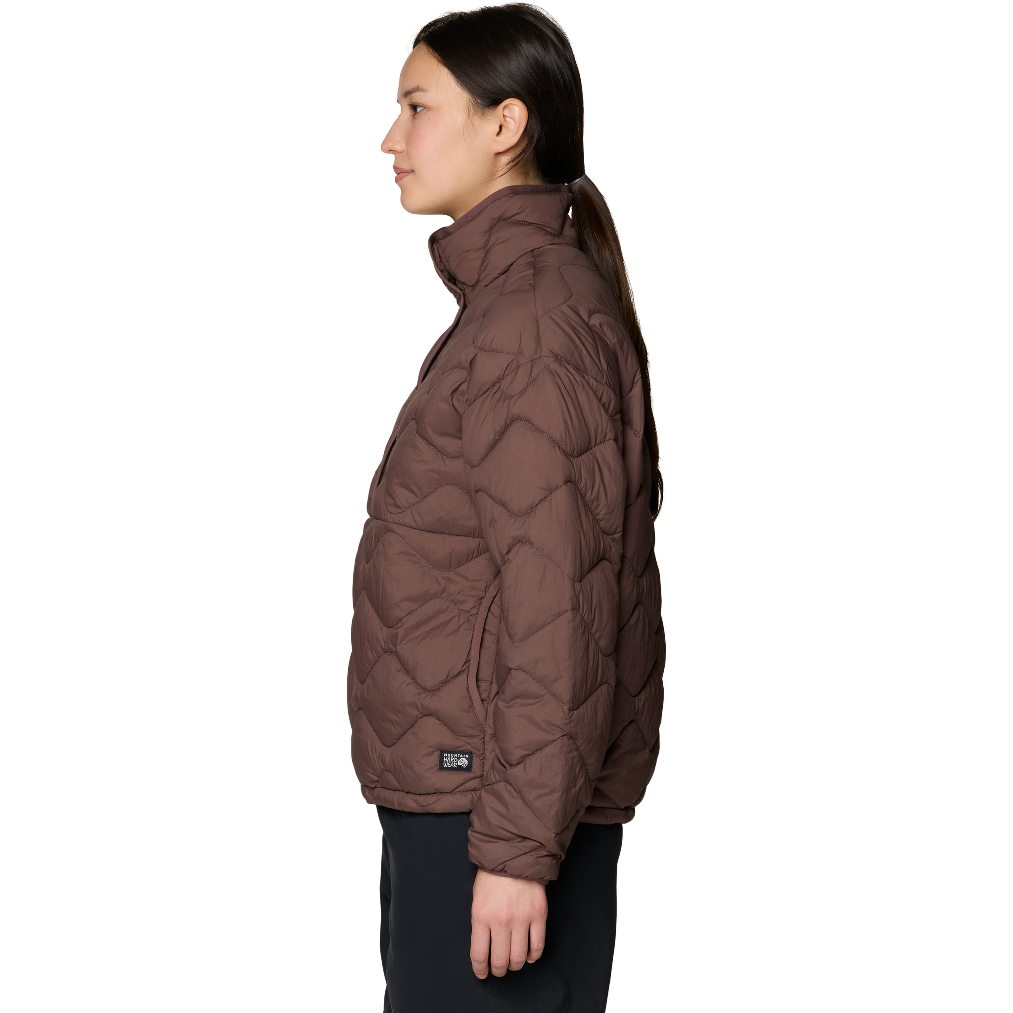 Mountain Hardwear Women's Seek Out Snap Neck Pull Over Side