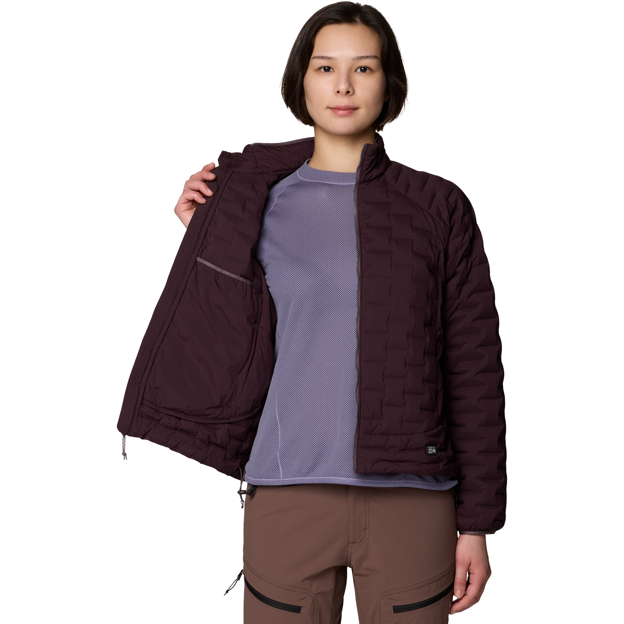 Mountain Hardwear Women's Stretchdown Light Jacket Internal Right Pocket