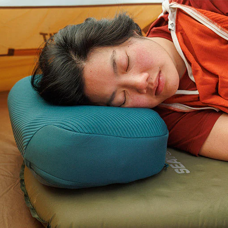 Memory Lux Pillow XL, Sea to Summit Memory Lux Pillow at camp
