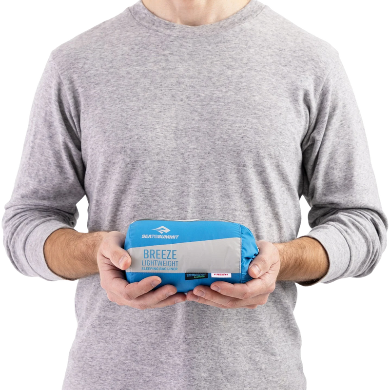 Breeze Lightweight Liner Short, Sea to Summit Breeze Lightweight Liner in hand